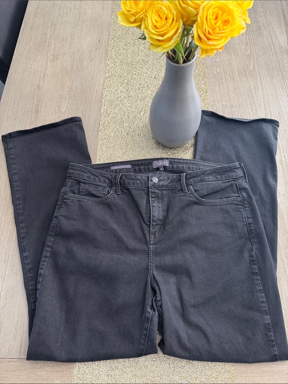 NYDJ Black Barbra Bootcut